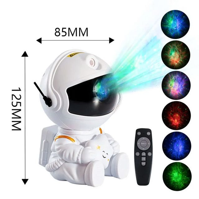 Astronaut Galaxy Projector Night Light Gift Starry Sky Star USB Led Bedroom Night Lamp Child Birthday Decoration Remote Control - Image 2