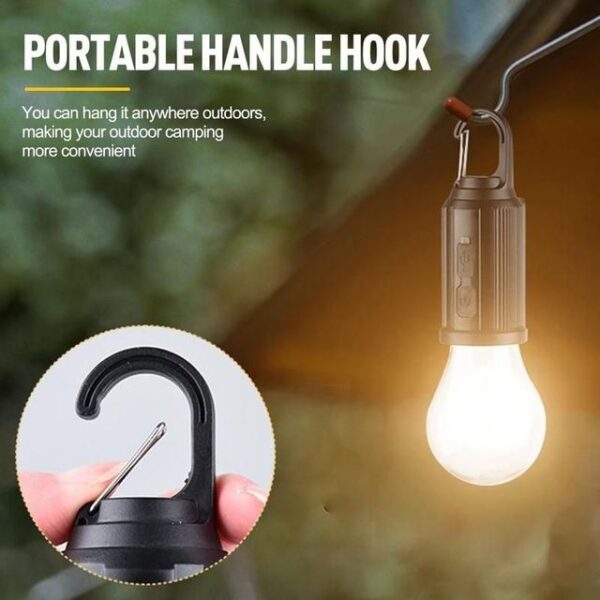 Solar Rechargeable Hooked Camping Ligh - Image 5