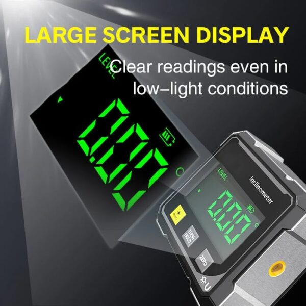 4-Side Magnetic Digital Angle Gauge with Laser - Image 8