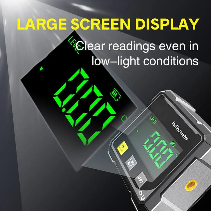 4-Side Magnetic Digital Angle Gauge with Laser - Image 8