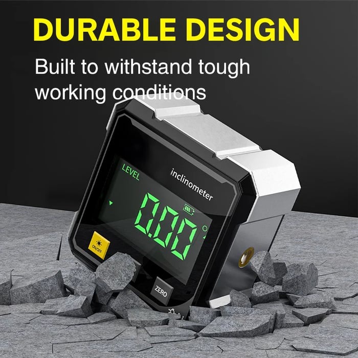 4-Side Magnetic Digital Angle Gauge with Laser - Image 9